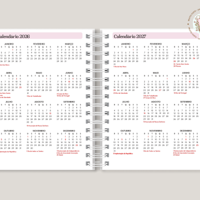 Agenda 2026 Riscas Rosa e Verde