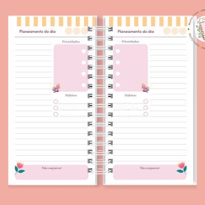 Planner Diário Slim Coragem Feminina