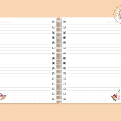 Caderno Felicidade Mora No Peito