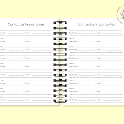 Agenda 2026 Verde e Castanho