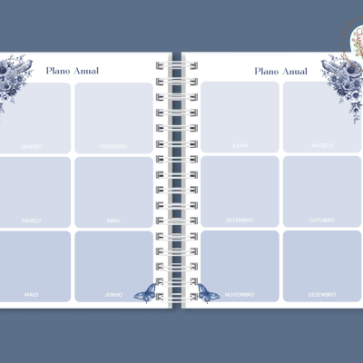 Agenda Majestade Azul