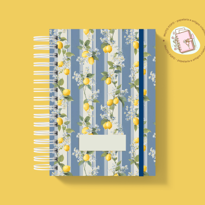 Caderno Lemon Bloom