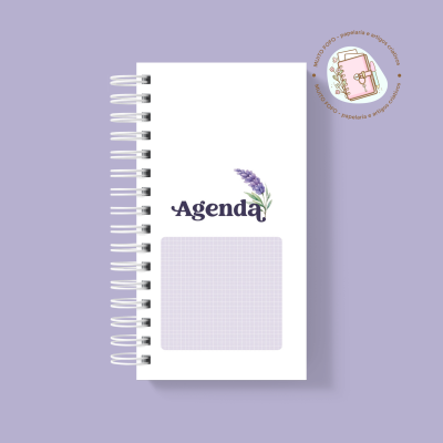 Agenda Slim Sonhos De Lavanda