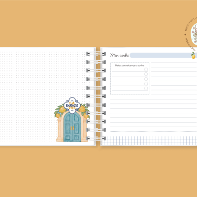 Caderno Dos Sonhos Summer Postcards