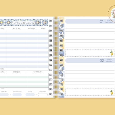 Agenda Lemon Elegance