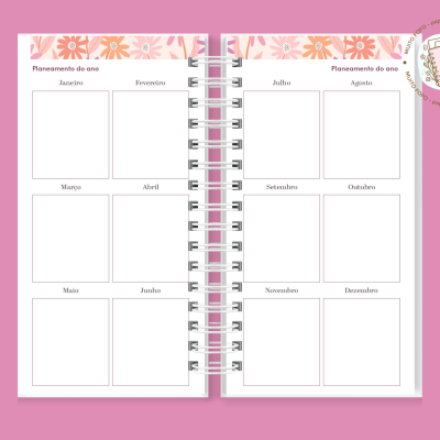 Planner Slim Jardim Interior