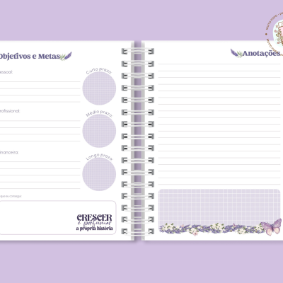 Agenda A5 Amor De Lavanda