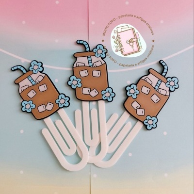 Clips Papel Copo de Vidro