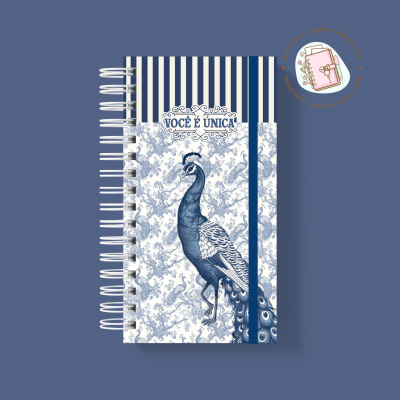 Caderno Slim Majestade Azul