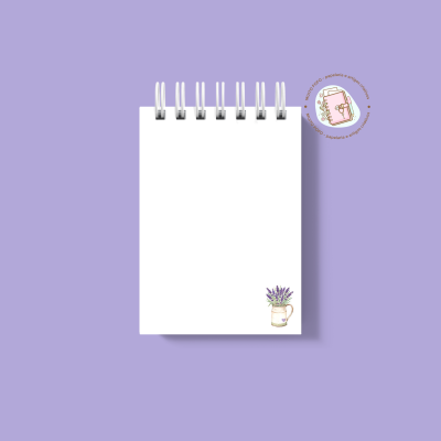 Bloco A6 Amor De Lavanda