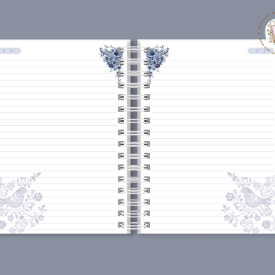 Caderno Pássaros Em Harmonia