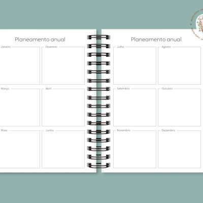 Agenda Azul com Riscas 2026