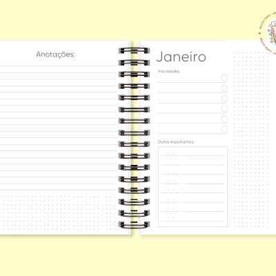 Agenda 2026 Verde e Castanho
