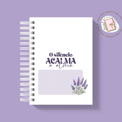 Caderno A5 Jardim De Lavanda