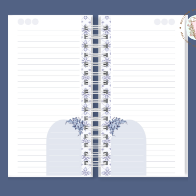 Caderno Slim Majestade Azul