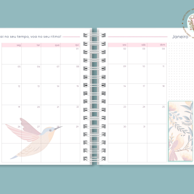 Planner Selos Pássaros