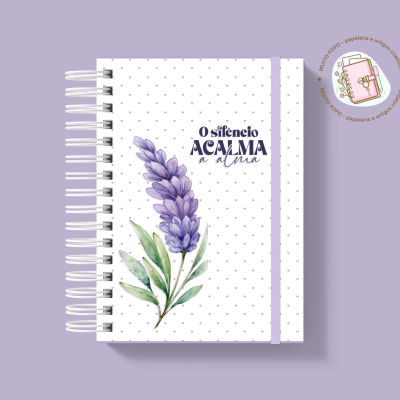 Caderno A5 O Silêncio Acalma A Alma
