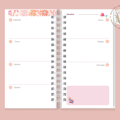 Planner Slim Mulher De Histórias