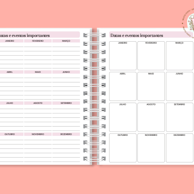 Agenda 2026 Morango & Cereja