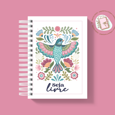 Caderno Birds And Flowers