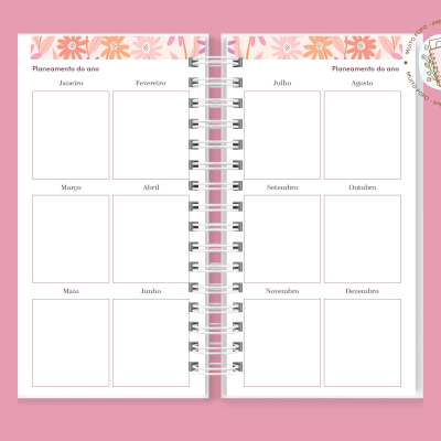 Planner Slim Florescer