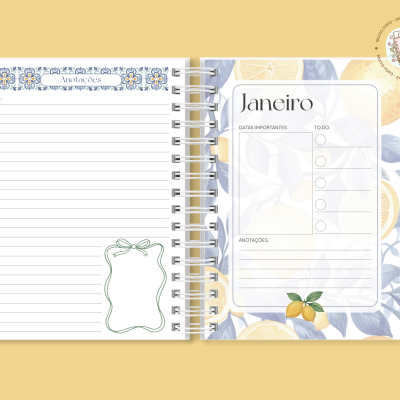 Agenda Lemon Elegance