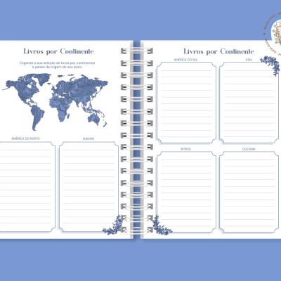 Caderno Leitura Floresta Azul