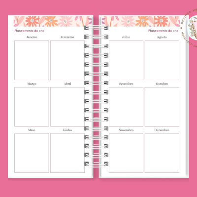 Planner Slim Cuidar É Amor