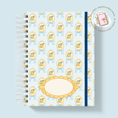 Caderno Grande Lemon Elegance