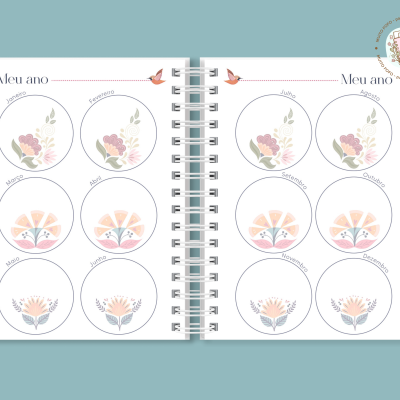 Planner Selos Pássaros