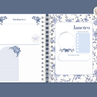 Planner Jardim Dos Pássaros