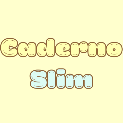 Caderno Slim