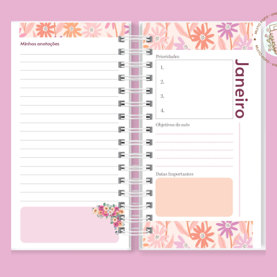 Agenda Slim Encanto Natural