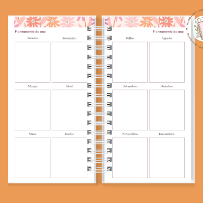 Agenda Slim Luz Interior