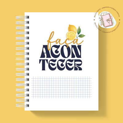 Caderno Grande Citrus Mail