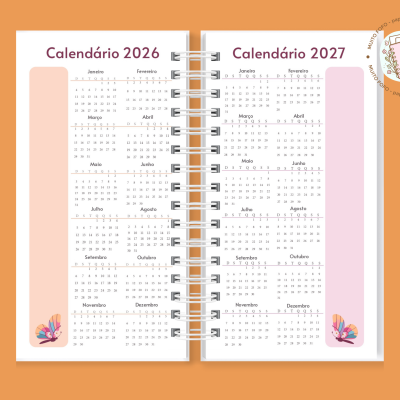 Agenda Slim Luz Interior