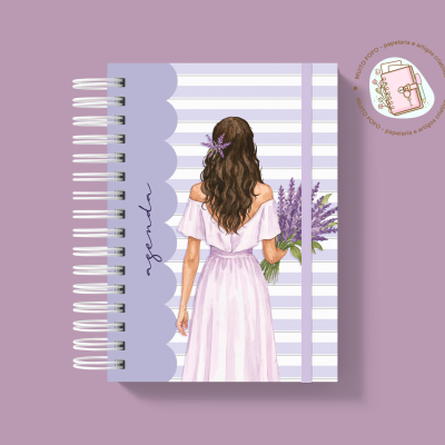 Agenda A5 Sonhos De Lavanda