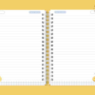 Caderno Grande Citrus Mail