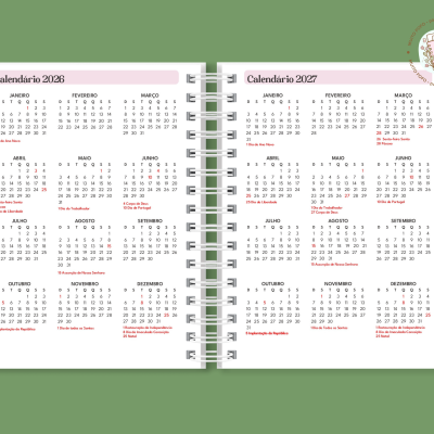 Agenda 2026 Cereja com Laço