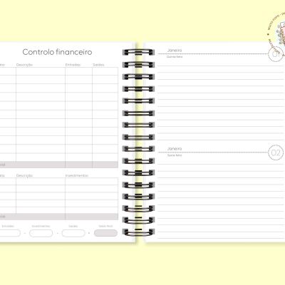 Agenda 2026 Verde e Castanho