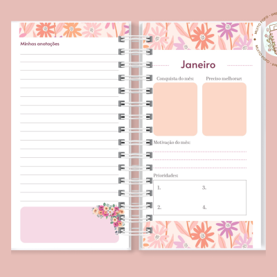 Planner Slim Mulher De Histórias