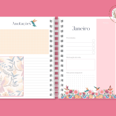 Agenda Selos Pássaros