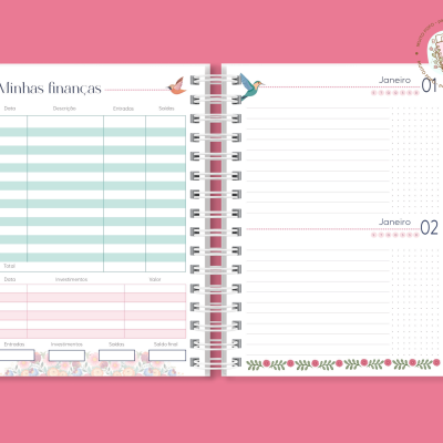 Agenda Selos Pássaros