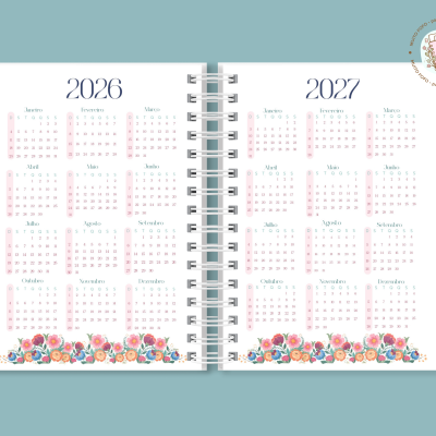 Planner Selos Pássaros