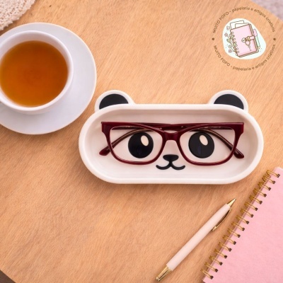 Porta Óculos — Panda Fofo