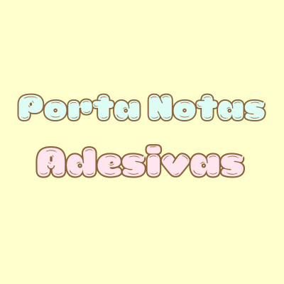 Porta Notas Adesivas 3D