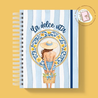 Caderno Grande La Dolce Vita