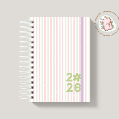 Agenda 2026 Riscas Rosa e Verde