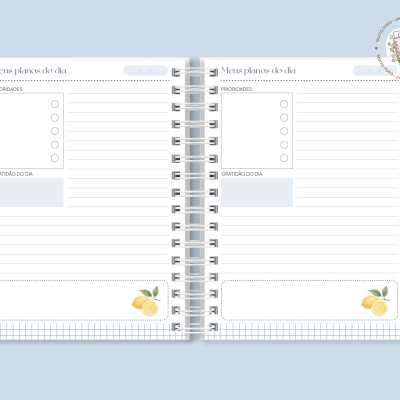 Planner Diário PicNic Lemon