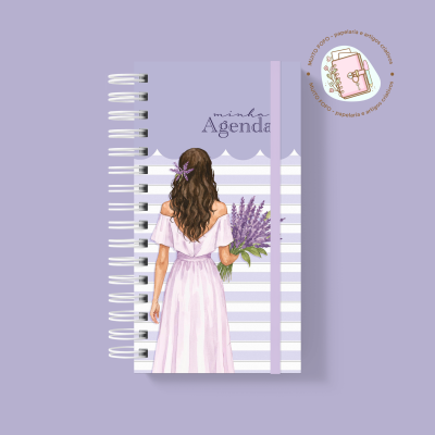 Agenda Slim Sonhos De Lavanda